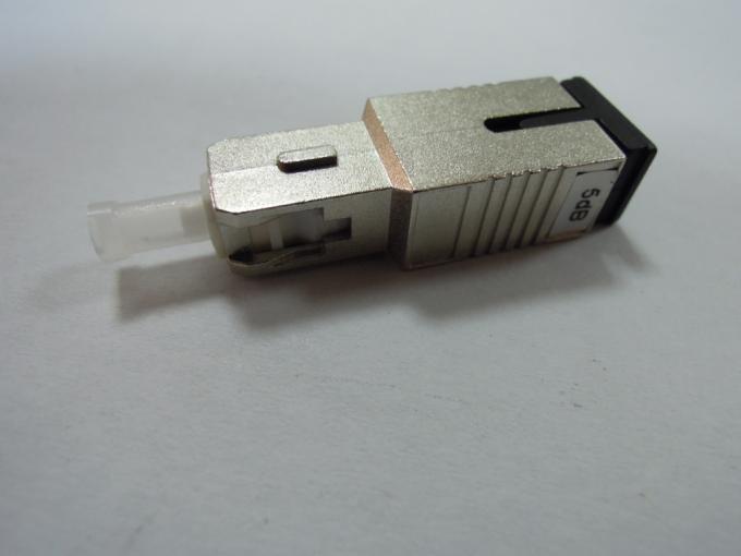 Dimensi mulia 3dB 5dB Perempuan dan Laki-laki FC / SC / LC Fiber Optic Attenuator