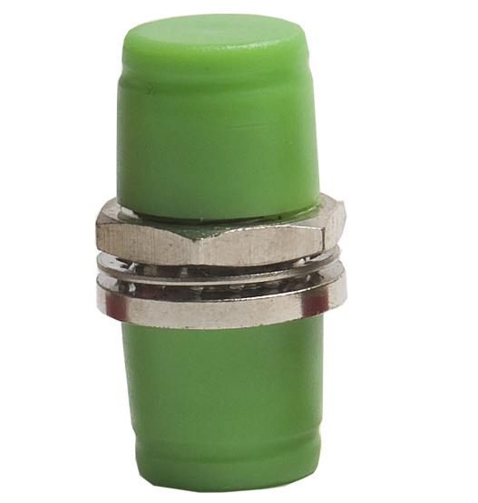 Single D Type FC APC / UPC Fiber Optic Adapter Hijau Atau Merah