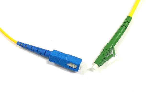 1310nm 1550nm Kabel Single Mode Fiber Patch LC / APC - SC / APC Kabel Patch Serat Optik
