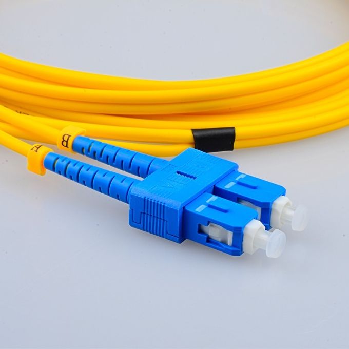 Konektor DX Sc Upc 2.0 / 3.0mm / Konektor Kabel Serat Optik Perumahan Plastik