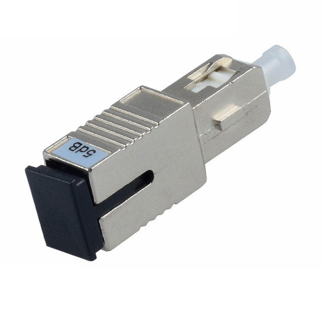 Attenuator Serat Optik Pria - Wanita Single Core 1 - 30dB Dengan Bahan Logam
