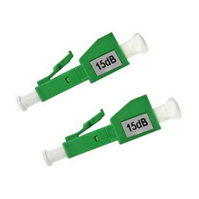 Pasang Jenis LC / APC 4DB Bahan Attenuator Serat Optik Untuk Sistem CATV