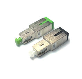 Jenis Serat Optik Attenuator Wanita Pria, SC APC Attenuator 1-30dB