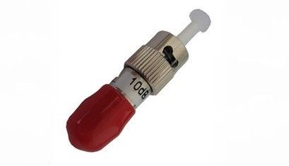 ST UPC Logam Single Mode Fiber Attenuator 1-30db Untuk Jaringan Area Lokal