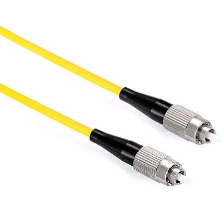 Singlemode Simplex Distribution Fiber Optic Cable FC / UPC Round Wire