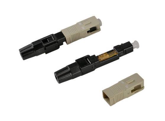 3.0mm SC / UPC Fiber Optic Konektor Cepat Multimode Single - Core Untuk CATV Network
