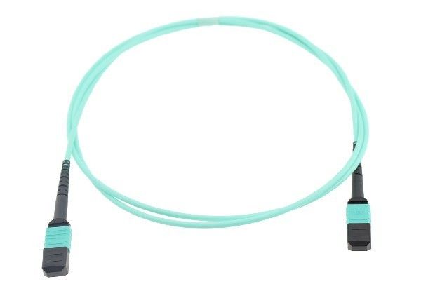 FC Ke MPO Patch Cord Single Mode Splitter Rugi Penyisipan Rendah Warna Biru
