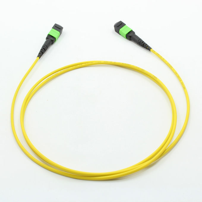 Pria / UPC - Pria / UPC SMF MPO Fiber Optic Patch Cord 2 Sampai 24 Core IS0 ROHS Terdaftar