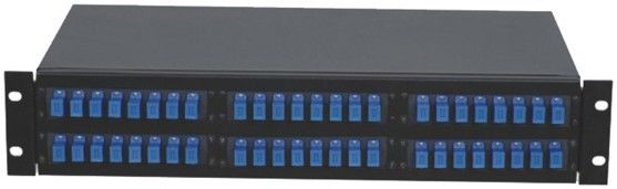 Laci Jenis 48 Port Panel Patch 2u, Panel Pemasangan Serat Optik Rak
