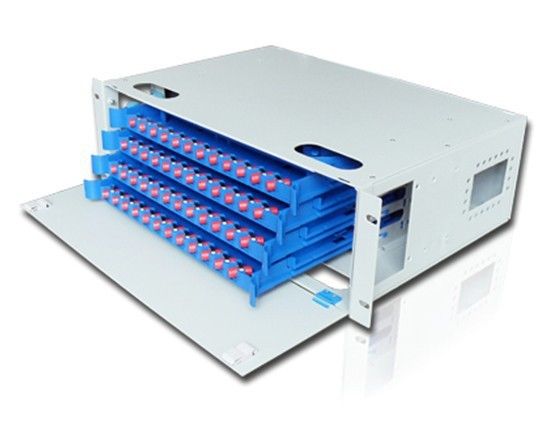 Simplex / Duplex Fiber Mount Rack Panel Patch Dengan Adaptor SC FC ODF