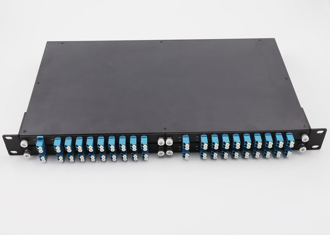 1470 ~ 1610nm CWDM Multiplexer Rack Mount Four In One Type Dengan Port UPG