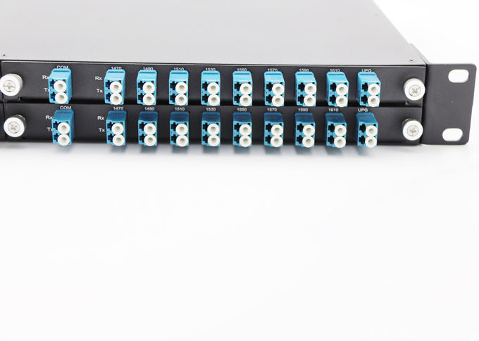 UPG Max IL 2.5dB CWDM Multiplexer Fix Ke 1U Rack Mount 8 Channels