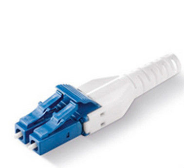 Cina Single Mode Fiber Optic Connector LC / UPC Duplex Uniboot Untuk Jaringan FTTX pemasok