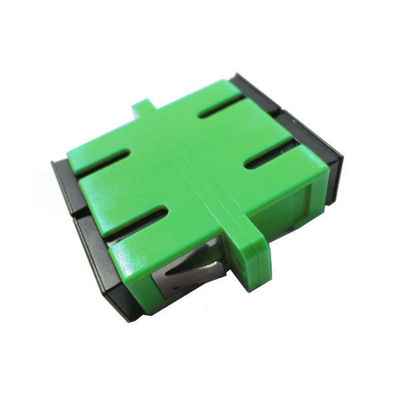 Cina Adaptor Koneksi Optik Stabil, Adaptor Kabel Optik SC / APC SM DX Tv Dengan Flange pemasok