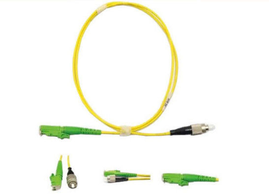 Cina G652D LC / APC - FC / UPC Lc Lc Kabel Patch Serat, 9/125 Fiber Pigtails Patch Cord pemasok