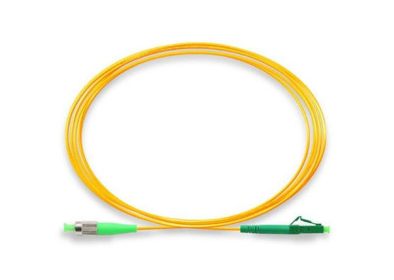 Cina Jumper Fiber Optic Patch Cord Single Mode Simplex Ukuran 3m FC / APC - LC / APC pemasok