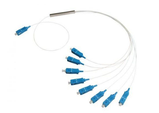 Cina Bare Fiber Optic Coupler Splitter, PLC Optical Cord Splitter Untuk Jaringan Area Lokal pemasok