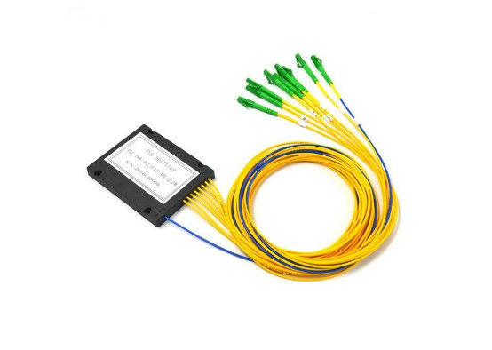 Cina CATV Links Planar Lightwave Circuit Splitter Dengan LC / APC Connector 2.0mm Optical PLC Splitter Kabel OD pemasok