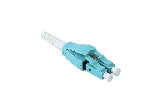 Cina LC PC Multi Mode Konektor Serat Optik Duplex 0.3dB IL Untuk Jaringan Pemrosesan Data pemasok