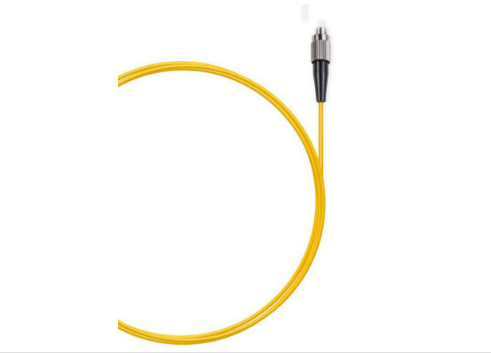 Cina Mode Tunggal 3.0mm Fiber Optic Pigtail Simplex Distribution FC / UPC Round Wire pemasok