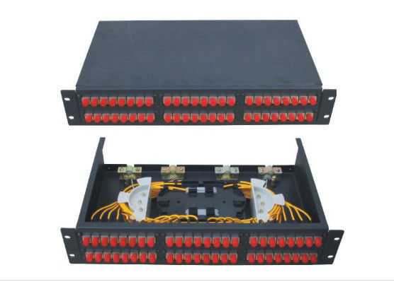 Cina FTTH ODF Simplex FBT Coupler Ukuran 19 Inch, Lembaran Baja Cold Rolled Sheet pemasok