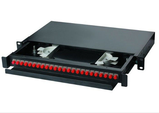 Cina 1U Sliding Penyambungan Pm Fiber Coupler, 1550nm St Fiber Coupler Dengan Panduan Kabel pemasok