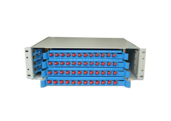 Cina Simplex / Duplex FBT Coupler Rack Mount Patch Panel Outdoor Dengan SC FC ODF Adapter pemasok