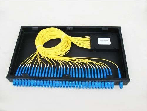 Cina 1260 - 1650 PLC FBT Coupler Untuk Jaringan Telekomunikasi / Sistem CATV Warna Hitam pemasok