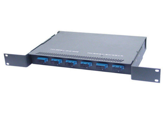 Cina Mode Tunggal Corning Fiber Patch Panel 1260 - 1650nm Desain Kustom Panjang Gelombang pemasok