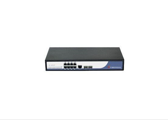 Cina Switch Ethernet Gigabit Terkelola, Saklar Jaringan Serat Optik Port SFP 2 - X pemasok
