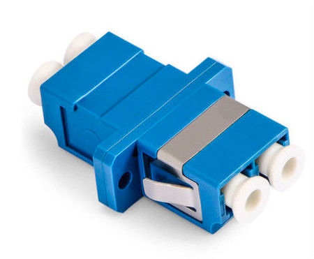 Duplex LC - LC Adaptor Serat Optik Perempuan Ke Perempuan Dengan Sekrup M2 * 6MM pemasok