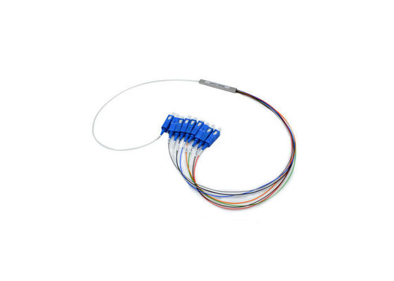 SC / LC Terminasi Serat Optik Box, 1 * 4/1 * 8 PLC Splitter Fiber Optic Cable Termination Box pemasok
