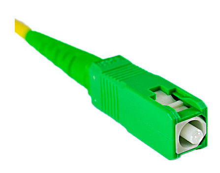 SC / APC SX DX Konektor Kabel Serat Optik, Konektor Cepat Serat Keramik SM MM Ferrule pemasok