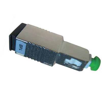 SC / APC Perempuan Ke Laki-laki Fiber Optic Attenuator Single Mode Atenuasi Nilai 1-30 DB pemasok