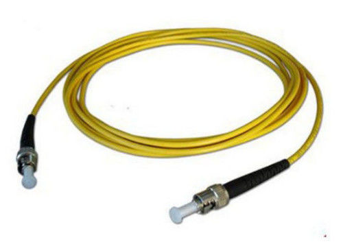 Insert Loss Loss Duplex Rendah Fiber Optic Patch Cord ST / PC - ST / PC Warna Kuning pemasok