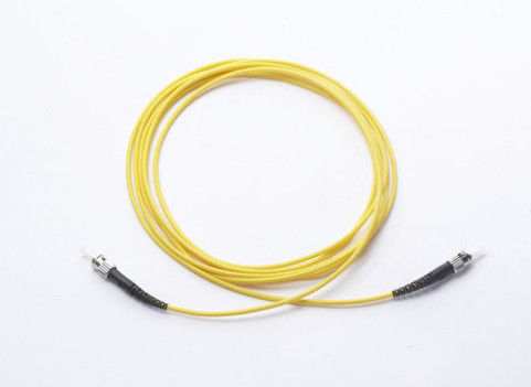 Insert Loss Loss Duplex Rendah Fiber Optic Patch Cord ST / PC - ST / PC Warna Kuning pemasok
