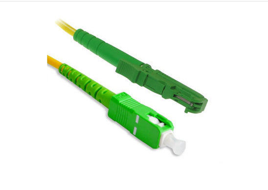 FTTH E2000 Fiber Optic Patch Cord 1 - 3m Panjang 3D Lulus Pengujian Dipoles pemasok