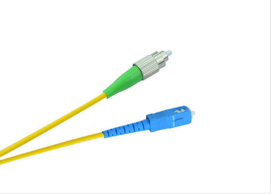 3m PVC Duplex Patch Cord, Fiber Patch Cord Sc Untuk Lc - 40 - 85 ° C Kisaran Temp Operasi pemasok