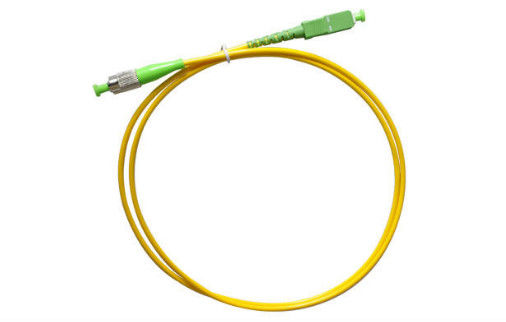 SC / APC Ke FC / APC Kabel Patch Serat Optik Sc Untuk Bahan FCZ S Sx LSZH pemasok