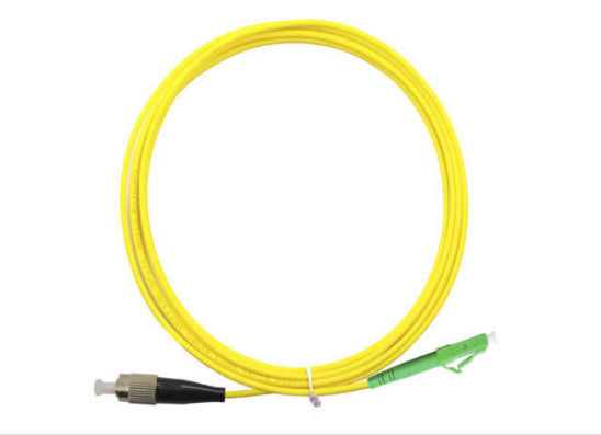 G652D LC / APC - FC / UPC Lc Lc Kabel Patch Serat, 9/125 Fiber Pigtails Patch Cord pemasok