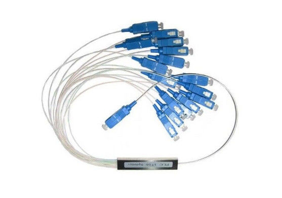 1 X 64 Digital Optical Splitter, Pasif Fiber Optic Splitter Dengan 900 AP SCM Konektor pemasok