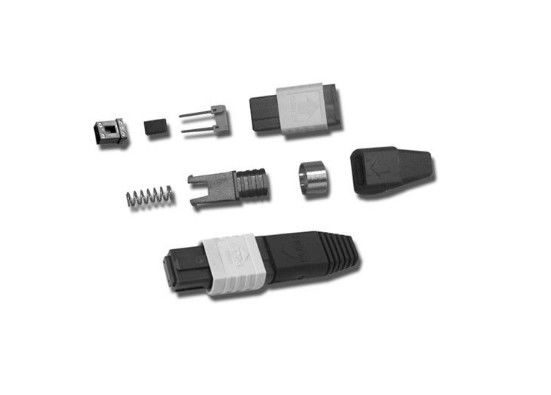 Konektor Serat Mpo 50 / 125um Mtp, PC Ferrule End Face Lc Lc Konektor Serat pemasok