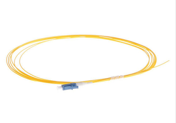 2.0mm Corning Fiber Pigtails, Single Mode Simplex Pigtail Dengan LC Blue Connector pemasok