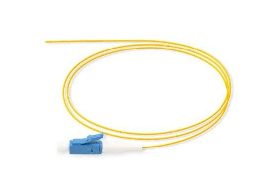 2.0mm Corning Fiber Pigtails, Single Mode Simplex Pigtail Dengan LC Blue Connector pemasok