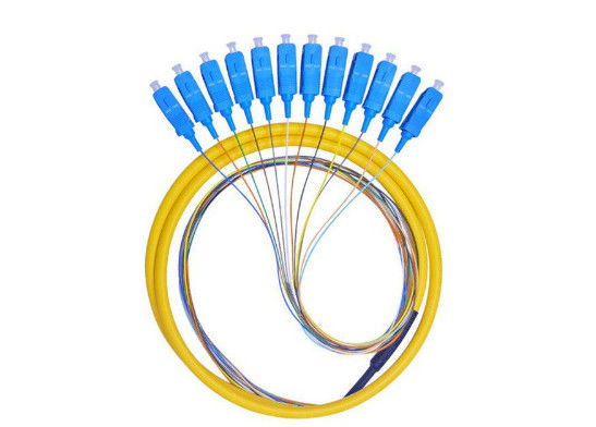 SC / UPC Fiber Optic Pigtail 1310 / 1550nm Panjang Gelombang Untuk Jaringan Area Lokal pemasok