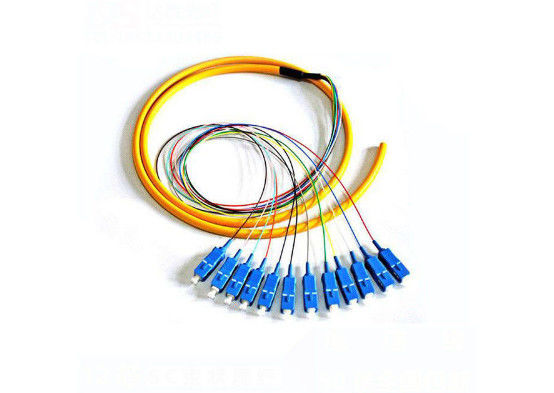 SC / UPC Fiber Optic Pigtail 1310 / 1550nm Panjang Gelombang Untuk Jaringan Area Lokal pemasok