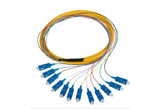 SC / UPC Fiber Optic Pigtail 1310 / 1550nm Panjang Gelombang Untuk Jaringan Area Lokal pemasok