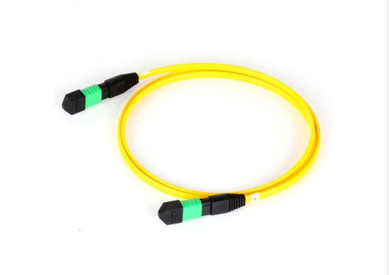 Kabel Patch MPO Pria / UPC Compact SMF 2 - 24 Cores IS0 / ROHS Terdaftar Tahan Lama pemasok