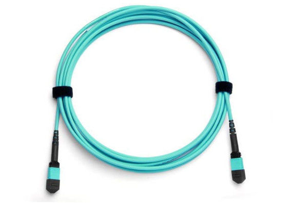 OM3 50/125 Multimode Fiber Patch Cord, Kabel Trunk Kabel Optik Untuk Jaringan FTTX pemasok