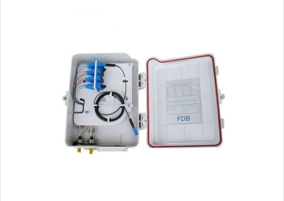 1 x 16 Splitter Fiber Optic Termination Box Konektor UPC SC Untuk Jaringan CATV pemasok